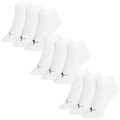 Meia Sapatilhas Puma Esportivas - 9 Pares - Masculina - Foto 1
