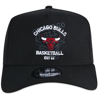 Boné Aba Curva New Era 9FORTY A-Frame NBA Chicago Bulls Core - Adulto - Foto 1