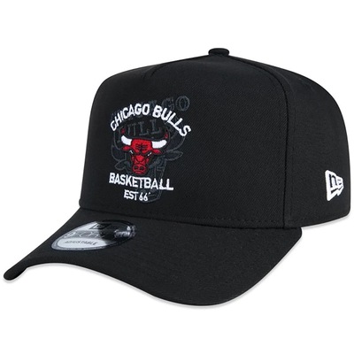 Boné Aba Curva New Era 9FORTY A-Frame NBA Chicago Bulls Core - Adulto - Foto 4