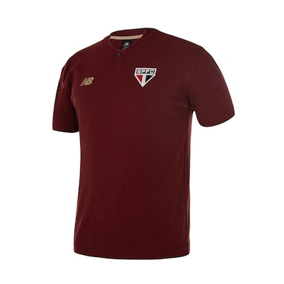 Camisa Polo do São Paulo Viagem 2025 New Balance - Masculina - Foto 2
