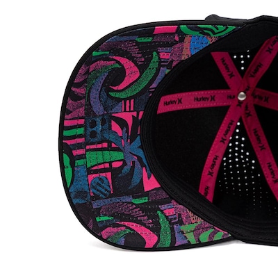 Boné Aba Reta Hurley Noise WT25 - Snapback - Adulto - Foto 3