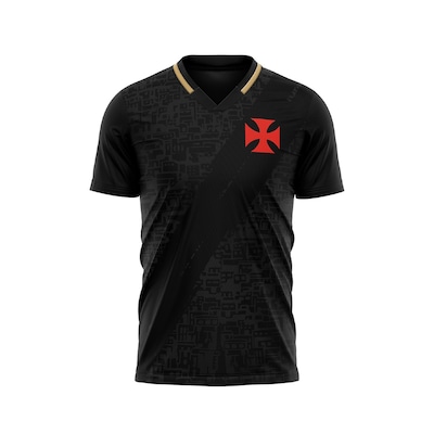 Camisa do Vasco da Gama Braziline Valor Gold - Masculina - Foto 1