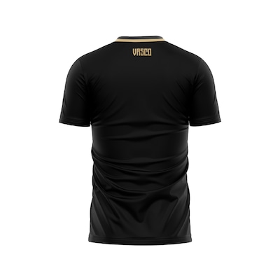 Camisa do Vasco da Gama Braziline Valor Gold - Masculina - Foto 2