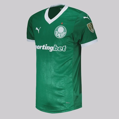 Camisa do Palmeiras Puma I 2025 Jogador Patch Libertadores - Masculina - Foto 3