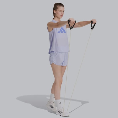 Shorts adidas Pacer Knit - Feminino - Foto 3
