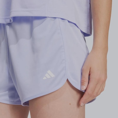 Shorts adidas Pacer Knit - Feminino - Foto 5