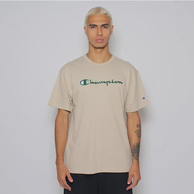 Camiseta Champion Brasil Script Bordado - Masculina - Foto 1