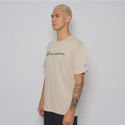Camiseta Champion Brasil Script Bordado - Masculina - Foto 2