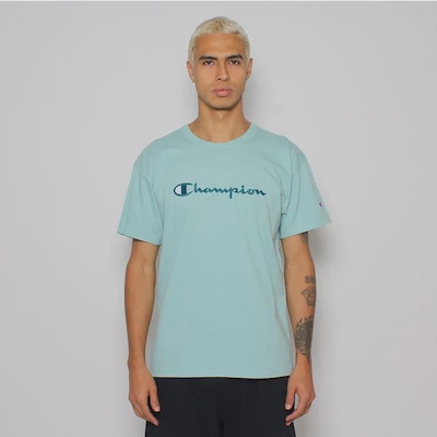 Camiseta Champion Brasil Script Bordado - Masculina - Foto 1