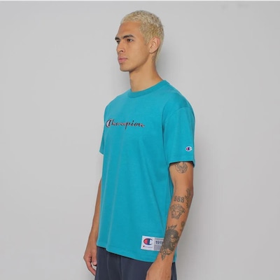 Camiseta Champion Brasil Script Bordado - Masculina - Foto 2