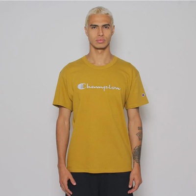 Camiseta Champion Brasil Script Bordado - Masculina - Foto 1