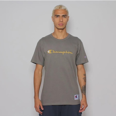 Camiseta Champion Brasil Script Bordado - Masculina - Foto 1