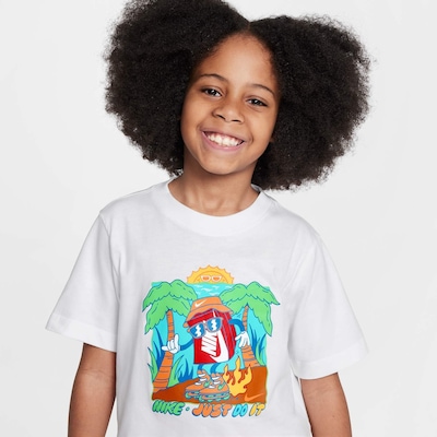 Camiseta Nike Sportswear Boxy 3 - Infantil - Foto 3