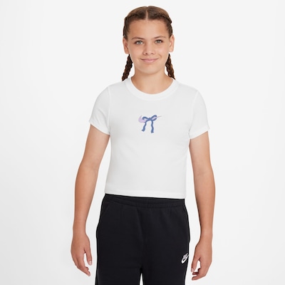 Camiseta Nike Sportswear Bow - Infantil - Foto 1