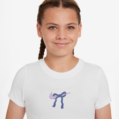 Camiseta Nike Sportswear Bow - Infantil - Foto 3