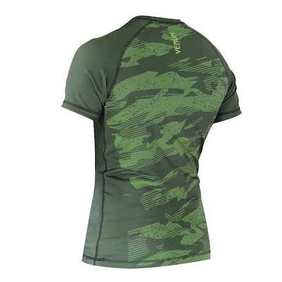Rashguard Venum Compressão Jiu Jitsu Camo Warrior Military - Masculino - Foto 2