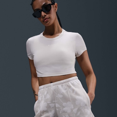 Shorts Nike Sportswear Chill Terry - Feminino - Foto 5