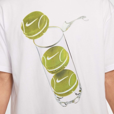 Camiseta Nike Court M90 French Open - Masculina - Foto 4
