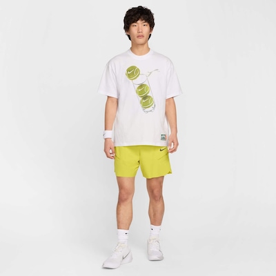Camiseta Nike Court M90 French Open - Masculina - Foto 6