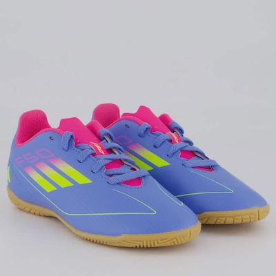 Chuteira de Futsal adidas F50 Club - Infantil - Foto 2