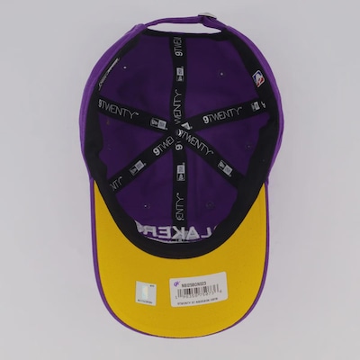 Boné Aba Curva New Era NBA Los Angeles Lakers Style 920 - Strapback - Adulto - Foto 4
