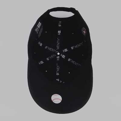 Boné Aba Curva New Era MLB New York Yankees 920 - Strapback - Adulto - Foto 4