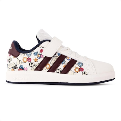 Tênis adidas Grand Court Printed - Infantil - Foto 1