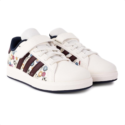 Tênis adidas Grand Court Printed - Infantil - Foto 3