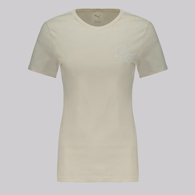 Camiseta Puma ESS Script - Feminina - Foto 1