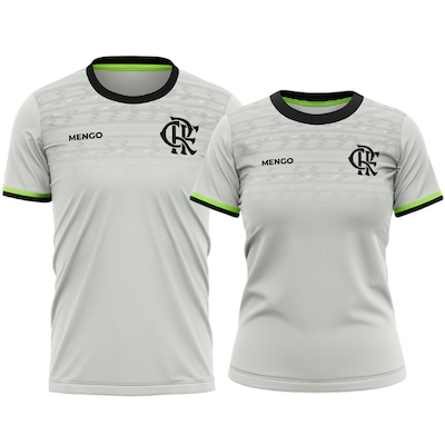 Camisa do Flamengo Lumina - Masculina + Baby Look Lumina Braziline - Feminina - Foto 1