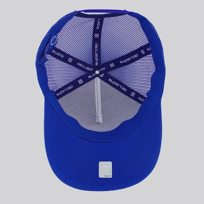 Boné Unissex SuperCap do Cruzeiro Americano Aba Curva Trucker - Foto 4