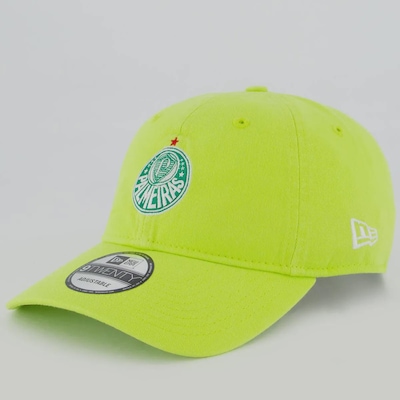 Boné Unissex Puma do Palmeiras New Era 920 Escudo Aba Curva - Foto 1