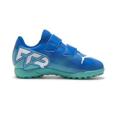Chuteira Society com Velcro Puma Future 7 Play PS BDP - Infantil - Foto 5