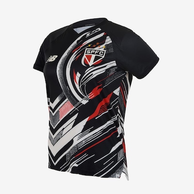 Camisa de Pré Jogo do São Paulo 2025 New Balance - Feminina - Foto 2