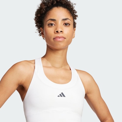 Top Médio Suporte adidas Run Pocket - Feminino - Foto 5