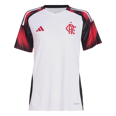 Camisa do CR Flamengo II 25 adidas - Feminino - Foto 1