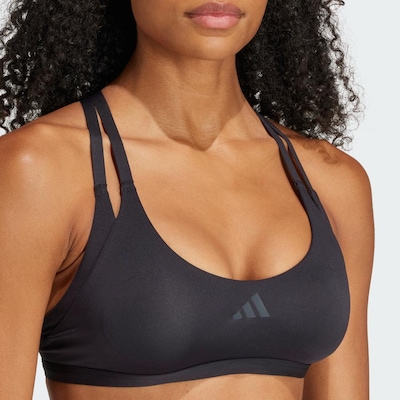 Top Fitness Suporte Leve adidas Aeroimpact Luxe - Feminino - Foto 5