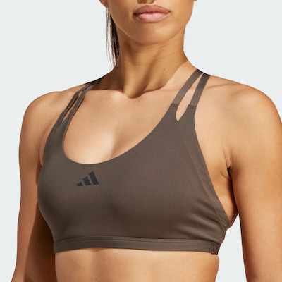 Top Fitness Suporte Leve adidas Aeroimpact Luxe - Feminino - Foto 5