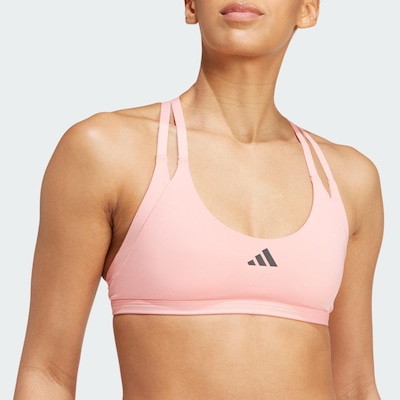 Top Fitness Suporte Leve adidas Aeroimpact Luxe - Feminino - Foto 5