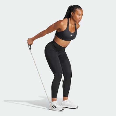 Top de Treino Alto Suporte adidas TLRDREACT - Feminino - Foto 3