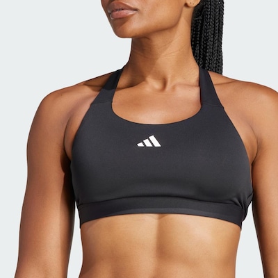 Top de Treino Alto Suporte adidas TLRDREACT - Feminino - Foto 4