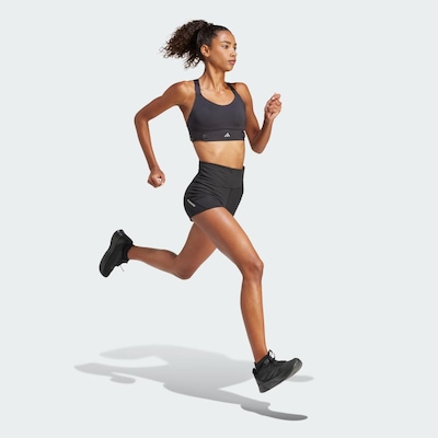 Top Fitness Alto Suporte adidas FastImpact Luxe Run - Feminino - Foto 4