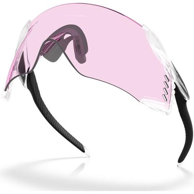 Óculos de Sol Unissex Oakley Velo Kato Matte Clear Prizm Low Light - Foto 4