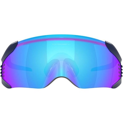 Óculos de Sol Unissex Oakley Velo Kato Matte Navy Prizm Sapphire - Foto 3