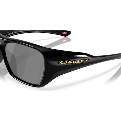 Óculos de Sol Unissex Oakley Chaminade Polished Black Prizm Black - Foto 4