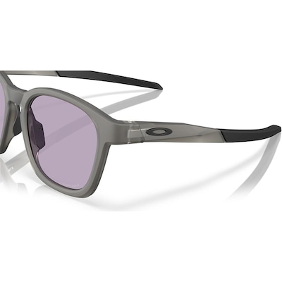 Óculos de Sol Unissex Oakley Shackle Matte Grey Smoke Prizm Slate - Foto 5