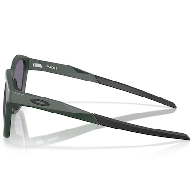Óculos de Sol Unissex Oakley Shackle Matte Hunter Green Prizm Grey - Foto 2