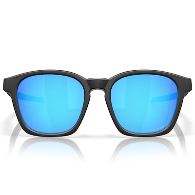 Óculos de Sol Unissex Oakley Shackle Matte Black Prizm Sapphire - Foto 3