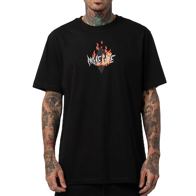 Camiseta Masculina MCD Anjo Fogo Morecore WT25 - Foto 1