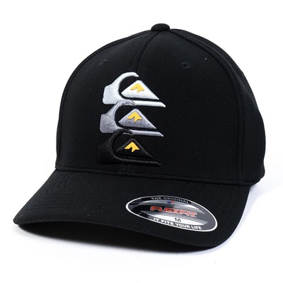 Boné Adulto Quiksilver Emb Three Logo WT25 Black - Foto 1